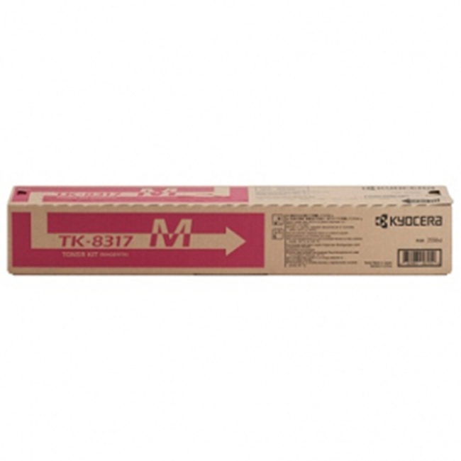 Made By Kyocera Mita TK-8317 1T02MVBUS0 TK8317M Magenta Toner Cartridge TASKalfa 2550ci