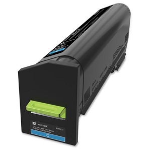 Made By Lexmark 82K1UC0 Cyan Ultra High Yield Return Program Toner Cartridge CX860