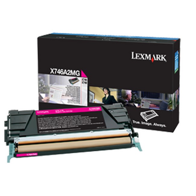 Made By Lexmark X-746 X746A2MG Magenta Toner Cartridge X746, X748