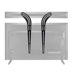  Universal Soundbar Mount Bracket for Mounting Above or Under TV, 23 inch to 55 inch TVs - Monoprice