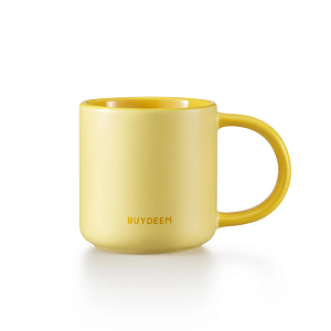  Candy-coloured Ceramic Mug for Coffee and Tea - BUYDEEM - Mellow Yellow 