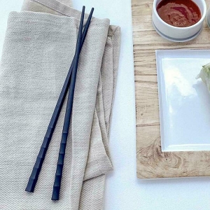  Reusable Chopsticks, Black - ZEN CUIZINE 