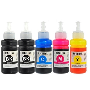 Compatible 5 Pack Epson T664 ET-3600 ET-16500 ET-4550 Ink Cartridges