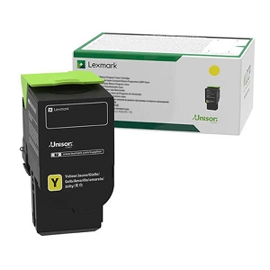 Made By Lexmark C2310Y0 Yellow Toner Cartridge C2325, C2425, C2535, MC2325, MC2425, MC2535, MC2640