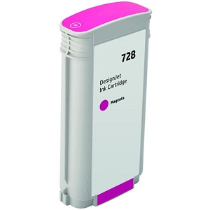 Compatible HP 728 F9J66A Magenta High Yield Ink Cartridge DesignJet T730 T830 130 ML Dye Based