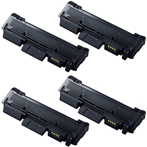 Compatible 4 Pack Samsung MLT-D118L MLTD118L Black High Yield Laser Toner Cartridge Xpress M3015DW, M3065FW