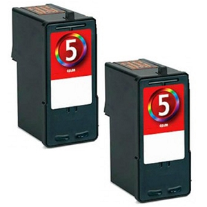 Compatible 2 Pack Lexmark 5 18C1960 Tri-Color Ink Cartridge X4690 X5690 X2690