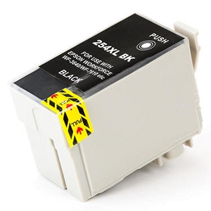 Compatible Epson 254XL T254XL T254XL120 Black High Yield Inkjet Cartridge WorkForce WF-7110, WF-7610, WF-7620, WF-7710