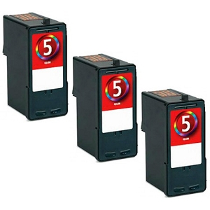 Compatible 3 Pack Lexmark 5 18C1960 Tri-Color Ink Cartridge X4690 X5690 X26903