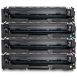 Compatible 4 Pack HP 414X  W2020X W2021X W2022X W2023X  Color LaserJet Pro M454, M479 High Yield Toner Cartridges - With Chip