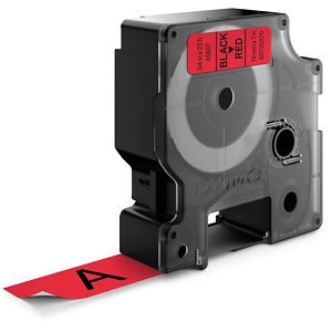 Compatible Dymo D1 45807 19mm (0.75 Inch Black on Red D1 Label Tape, 