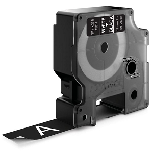 Compatible Dymo D1 45811 19mm (0.75 Inch White On Black D1 Label Tape, 