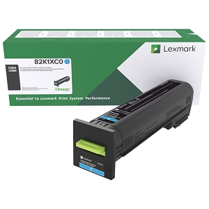 Made By Lexmark 82K1XC0 Cyan Toner Cartridge