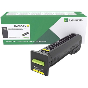 Made By Lexmark 82K1XY0 Yellow Toner Cartridge