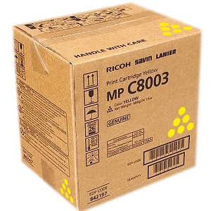 Made By Ricoh 842197 Yellow Toner Cartridge, for MP C8003