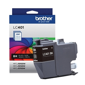 Made By Brother LC401BKS Black Ink Cartridge, for MFC-J1010DW, MFC-J1012DW, MFC-J1170DW