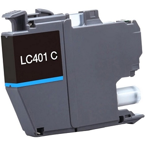 Compatible Brother LC401CS Cyan Ink Cartridge, for MFC-J1010DW, MFC-J1012DW, MFC-J1170DW