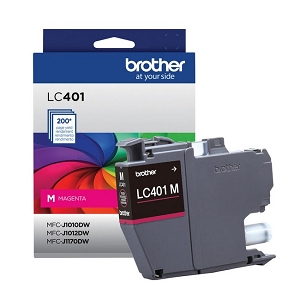 Made By Brother LC401MS Magenta Ink Cartridge, for MFC-J1010DW, MFC-J1012DW, MFC-J1170DW