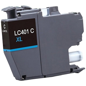 Compatible Brother LC401XLCS Cyan Ink Cartridge High Yield, for MFC-J1010DW, MFC-J1012DW, MFC-J1170DW