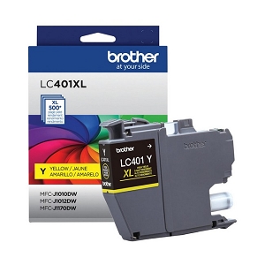 Made By Brother LC401XLYS Yellow Ink Cartridge High Yield, for MFC-J1010DW, MFC-J1012DW, MFC-J1170DW