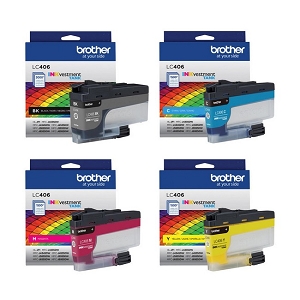 Made By Brother LC406 Ink Cartridge Combo BK/C/M/Y, for MFC-J4335DW, MFC-J6955DW