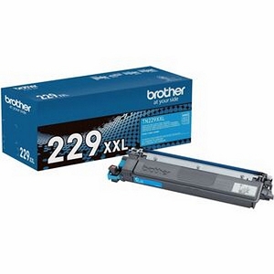 Made By Brother TN229XXLC Extra High Yield Laser Cyan Toner Cartridge, Brother HL-L3295CDW, HL-L8245CDW, MFC-L3780CDW, MFC-L8395CDW