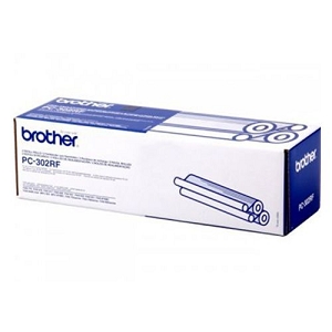 Made By Brother PC-302RF Black Printer Thermal Fax Ribbon Rolls 2-Pack