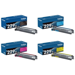 Made By  Brother 4 Pack TN229XL Toner Cartridge Combo High Yield BK/C/M/Y, for HL & MFC Series