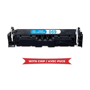 Compatible  Canon 069 5093C001 Cyan Toner Cartridge Standard Yield - With Chip, for ImageClass LBP674Cdw, MF751Cdw, MF753Cdw