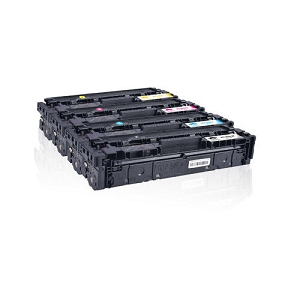 Compatible Canon 075H Toner Cartridge Combo High Yield BK/C/M/Y imageCLASS MF663Cdw, MF665Cdw