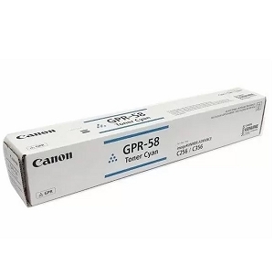 Made By Canon GPR-58C 2183C003AA Cyan Toner Cartridge, For ImageRunner Advance C256iF II, C256iF III, DX C357iF