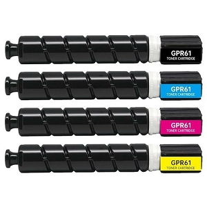 Compatible Canon GPR-61 SET 4 Pack Toner Cartridges Combo BK/C/M/Y DX C5840 C5850 C5860 C5870