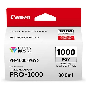 Made By Canon 0553C002, PFI-1000PG Photo Pigement Gray Ink Cartridge
