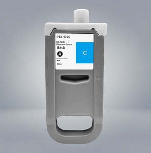Compatible Canon PFI-1700C, 0776C001AA Cyan Ink Cartridge