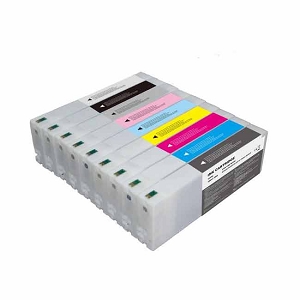 Compatible Epson T804 T55K 700ML Set of 9 Ink Cartridges, for SureColor P6000 - P7000 - P8000 - P9000