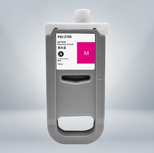 Compatible Canon PFI-2700M, 5290C001AA Magenta Ink Cartridge, 700ML