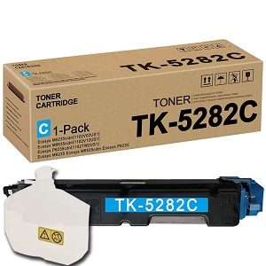 Compatible Kyocera Mita TK-5282C 1T02TWCUS0 Cyan Laser  Toner Cartridge for Kyocera Mita Ecosys M6235CIDN, P6235cdn and M6635CIDN