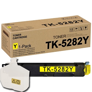 Compatible Kyocera Mita TK-5282Y 1T02TWAUS0 Yellow Laser  Toner Cartridge for Kyocera Mita Ecosys M6235CIDN, P6235cdn and M6635CIDN