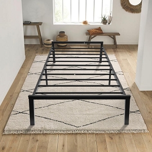 Twin Size Metal Platform Bed Frame without Headboard - 14