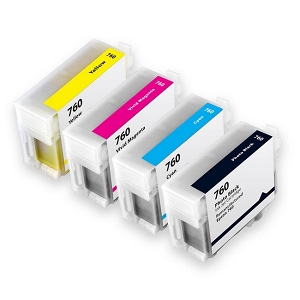 Compatible Epson 760 4 Pack  PBK/C/M/Y Ink Cartridges SureColor P600 Wide Format