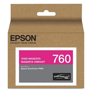 Made By Epson 760 T760320 Vivid Magenta Ink Cartridge SureColor P600 Wide Format