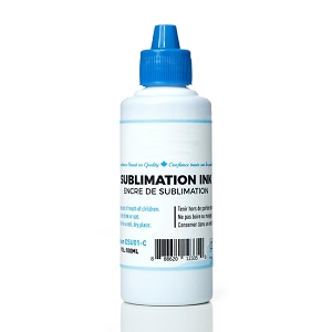 Dye Sublimation Ink for Epson, Cyan, 100 ml / Bottle, Premium, For All Epson 4-Color Printers
