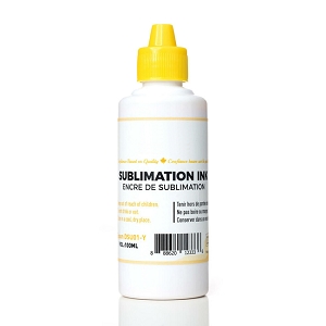Dye Sublimation Ink for Epson, Yellow, 100 ml / Bottle, Premium, For All Epson 4-Color Printers