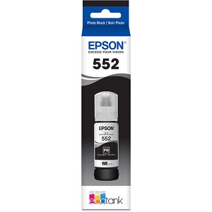 Made By Epson T552 T552120-S  Photo Black Ink Bottle High Yield, for ET-8500, 8550