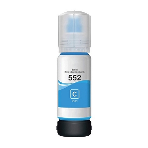 Compatible Epson T552 T552220-S  Cyan Ink Bottle High Yield, for ET-8500, 8550