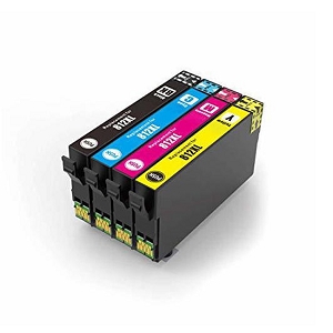Compatible Epson T812XL Ink Cartridge Combo High Yield BK/C/M/Y