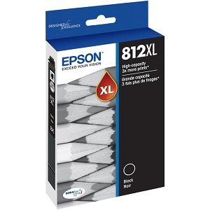 Made By Epson T812XL T812XL120-S Black Ink Cartridge High Yield
