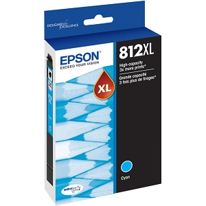 Made By Epson T812XL T812XL220-S Cyan Ink Cartridge High Yield