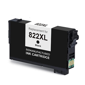 Compatible Epson T822XL T822XL120-S Black Ink Cartridge High Yield
