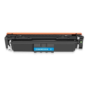 Compatible HP 210A W2101A Cyan Toner Cartridge - With Chip - for Color LaserJet Pro 4201dn 4202 4301 4302 4303